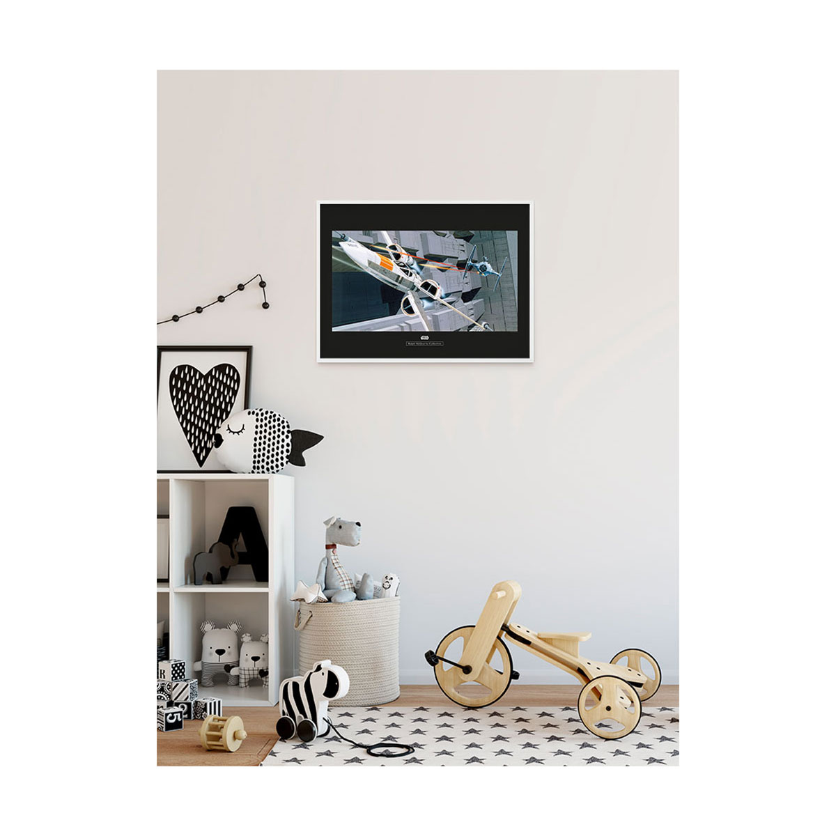 Komar  Wandbild Star Wars Classic X-Wing vs TIE-Fighter 40x30 cm Bild 3