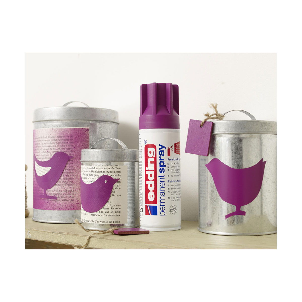 Edding  Spray 5200 beere seidenmatt Bild 3