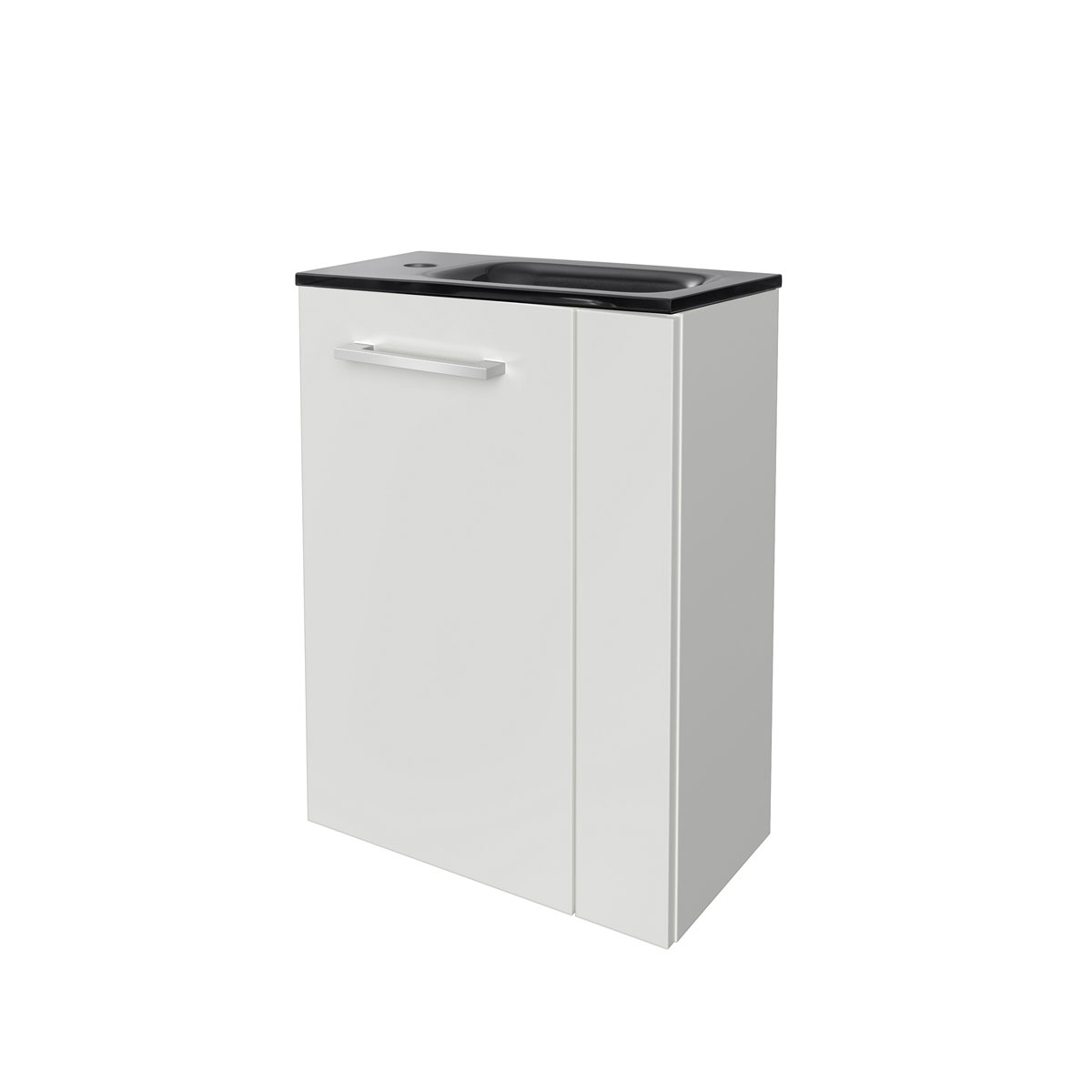 Fackelmann  Gäste-WC Waschtischunterschrank links SBC 440 x 600 x 243 mm Weiß Bild 5