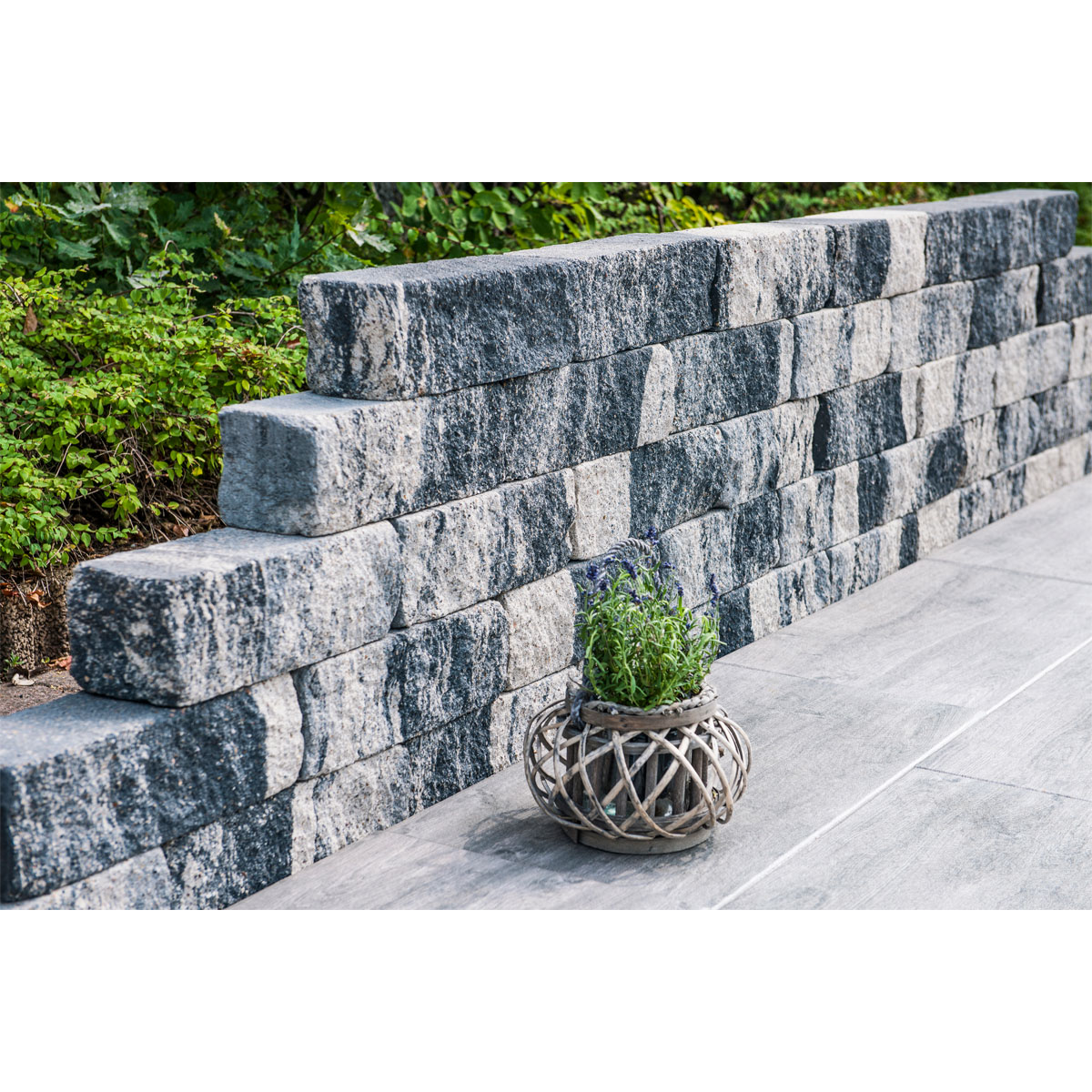 Diephaus  Mauerstein Cup Weiss-Schwarz 42 x 21 x 12,5 cm Bild 2