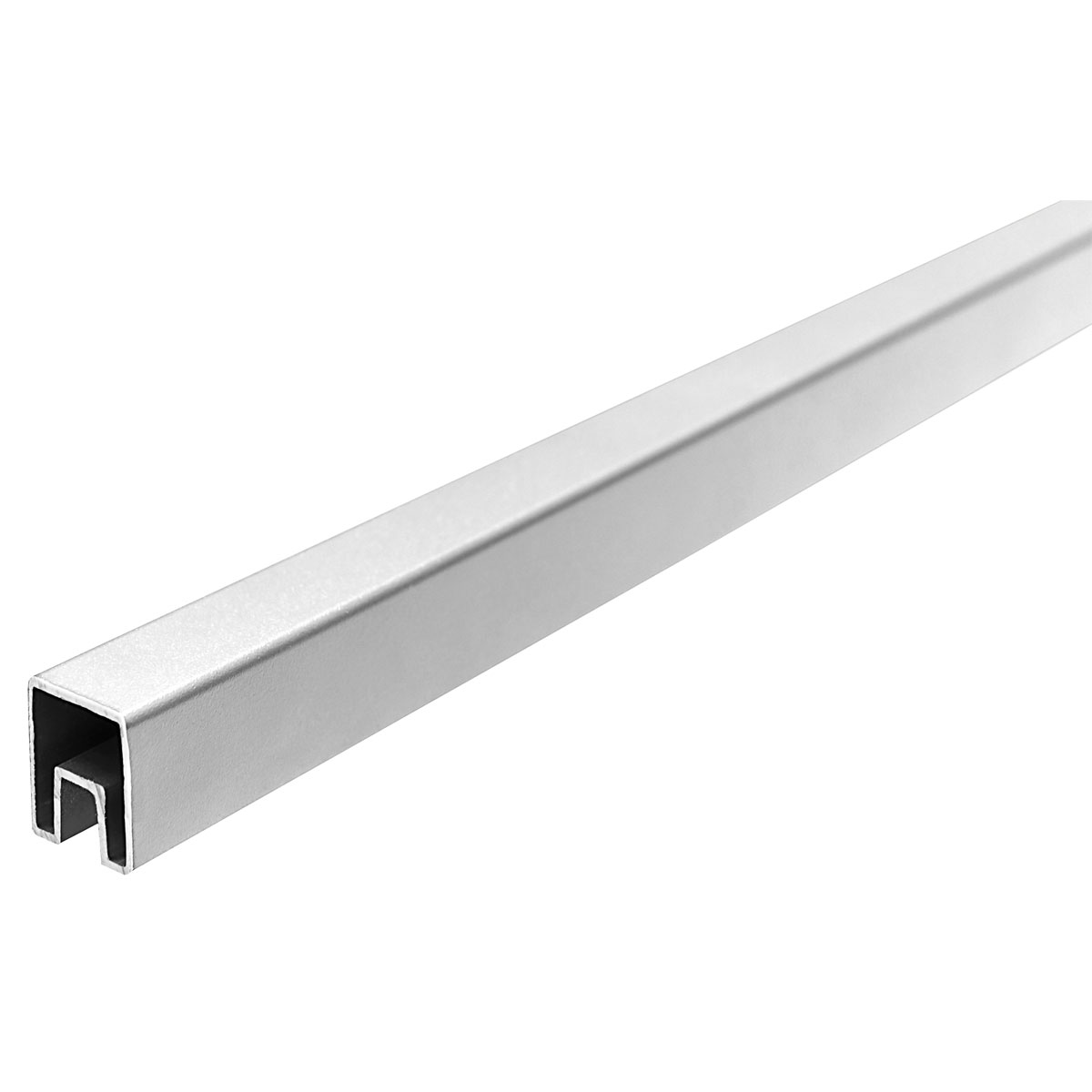 WPC Steckzaun Anfangs Endleiste 179 x 2,5x 2 cm Aluminium Bild 1