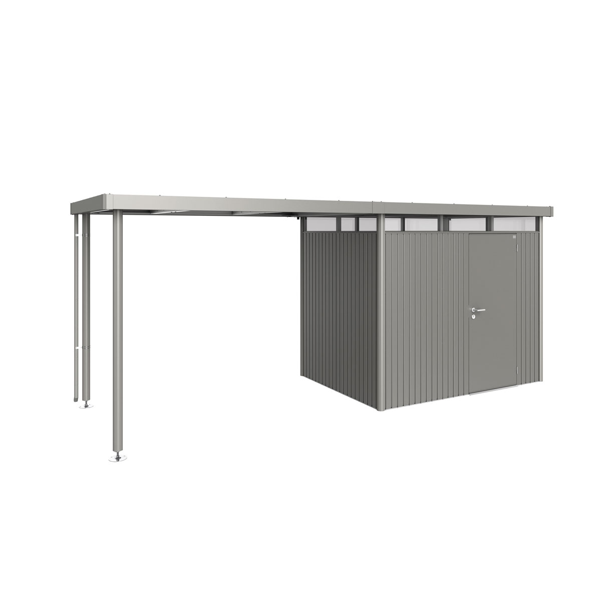 Biohort Seitendach Highline H2 quarzgrau