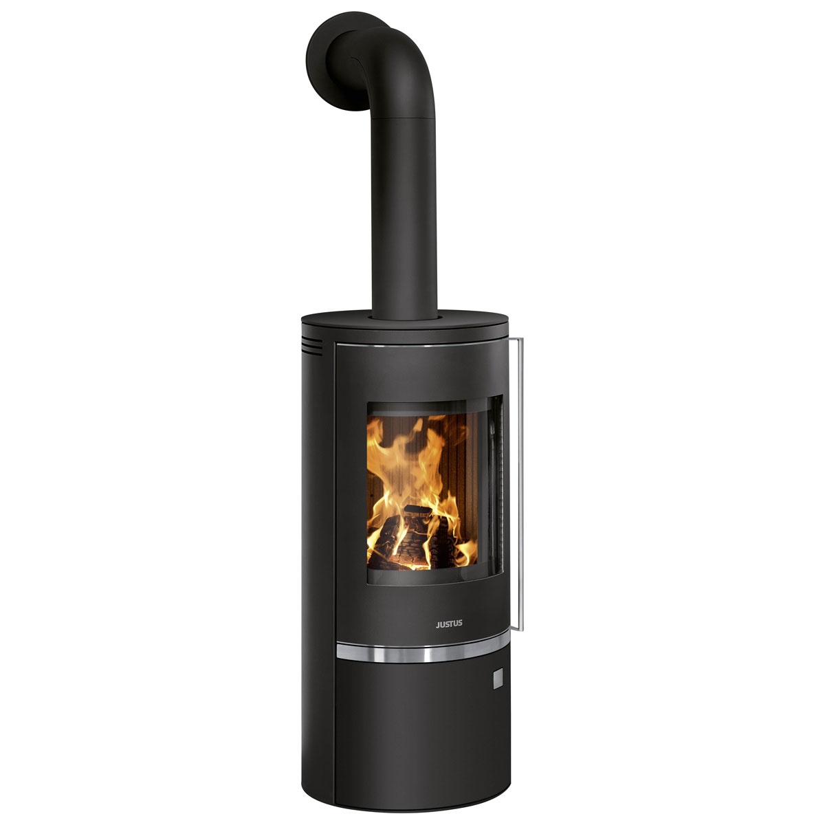 Kaminofen Faro Top 2.0 Stahl Schwarz mitAbdeckplatte Stahl Schwarz Bild 1