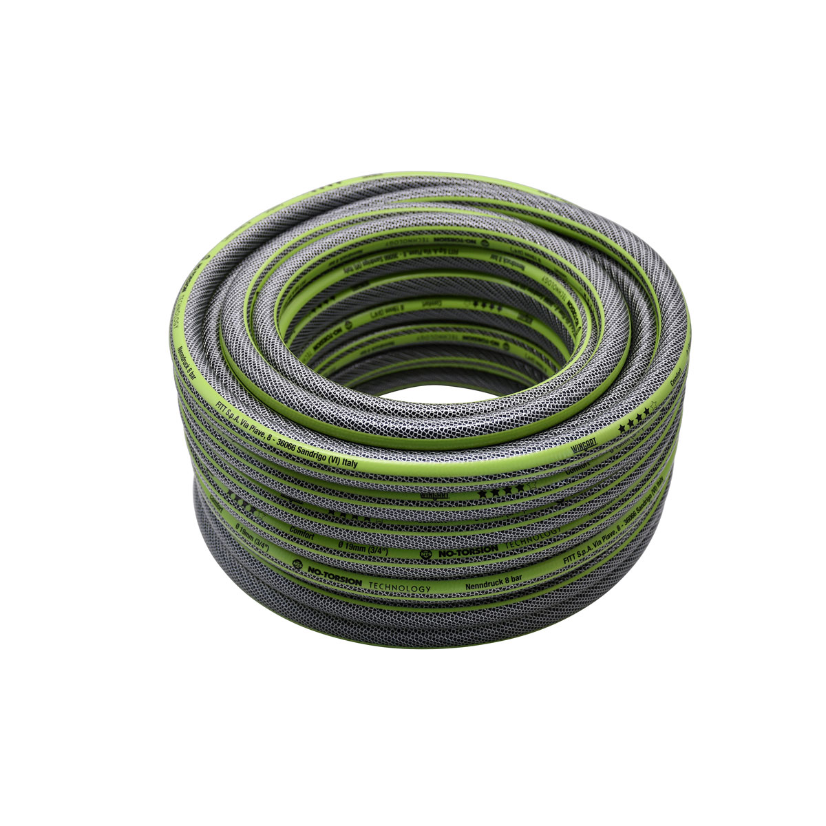 Wingart  NTS Gartenschlauch Comfort hellgrün und transparent 3/4" 25 m Bild 3