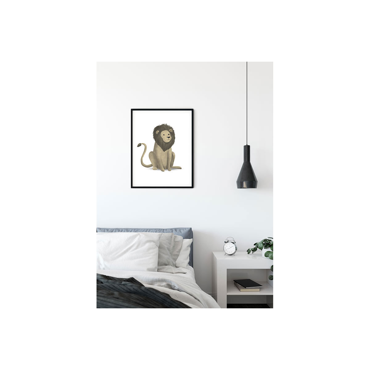 Komar  Wandbild Cute Animal Lion 30x40 cm Bild 3