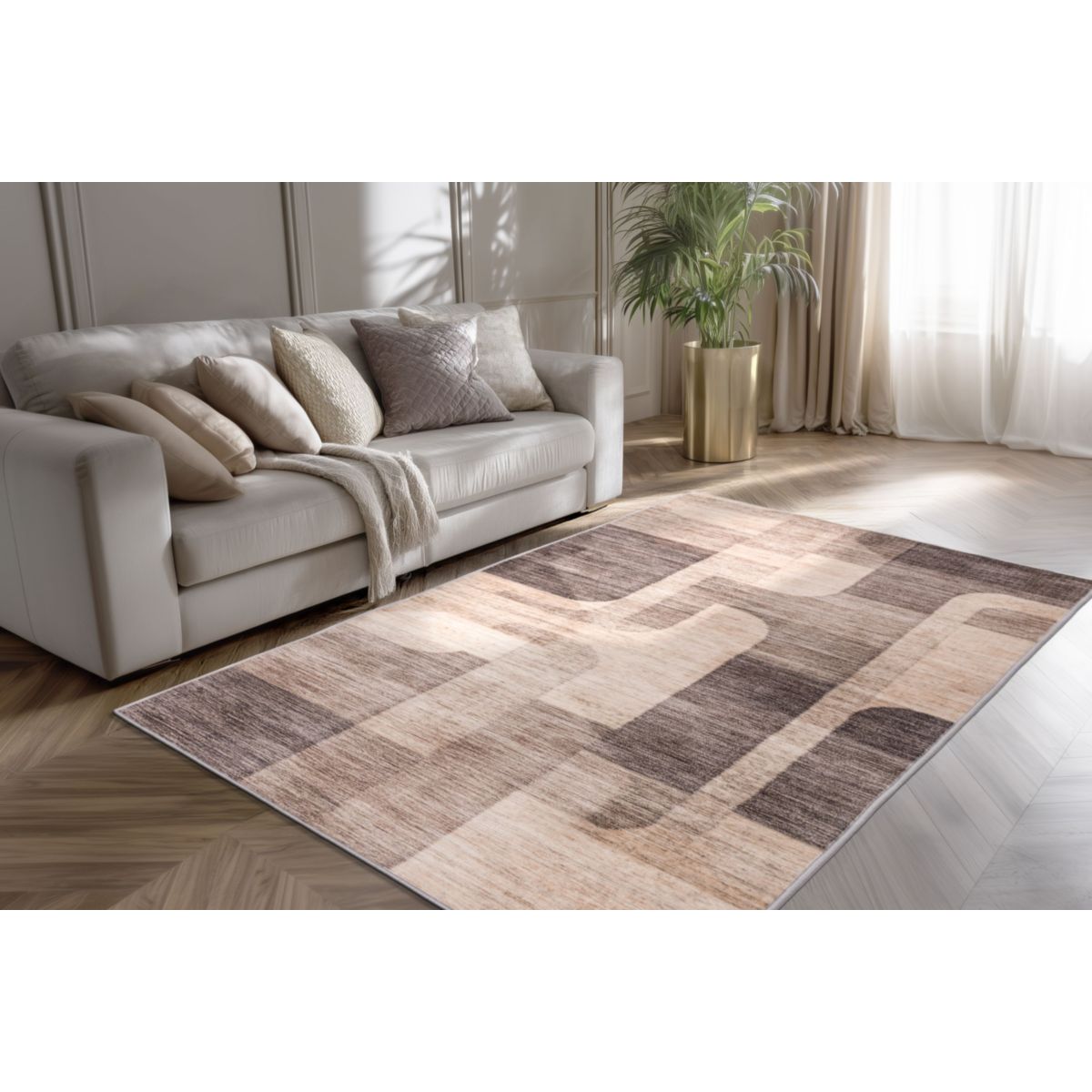 Bluster 225 Taupe 120 x 170 cm Bild 3