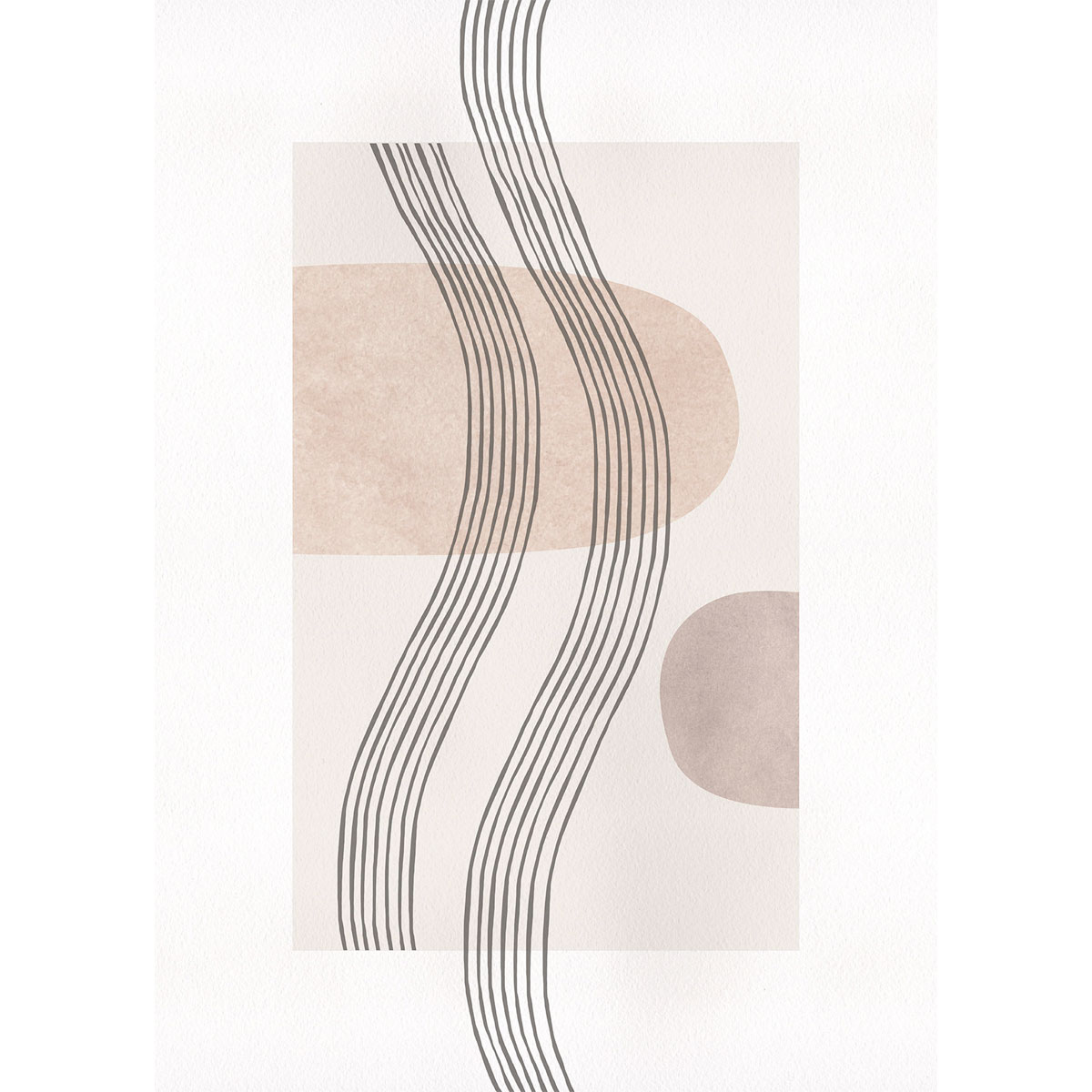 Komar  Wandbild Line Art Waves 30x40 cm Bild 2