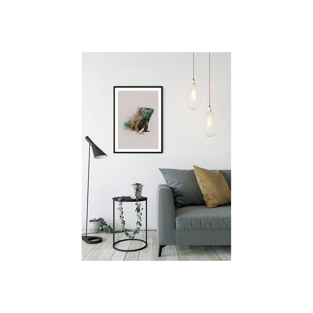 Komar  Wandbild Animals Paradise Iguana 30x40 cm Bild 5