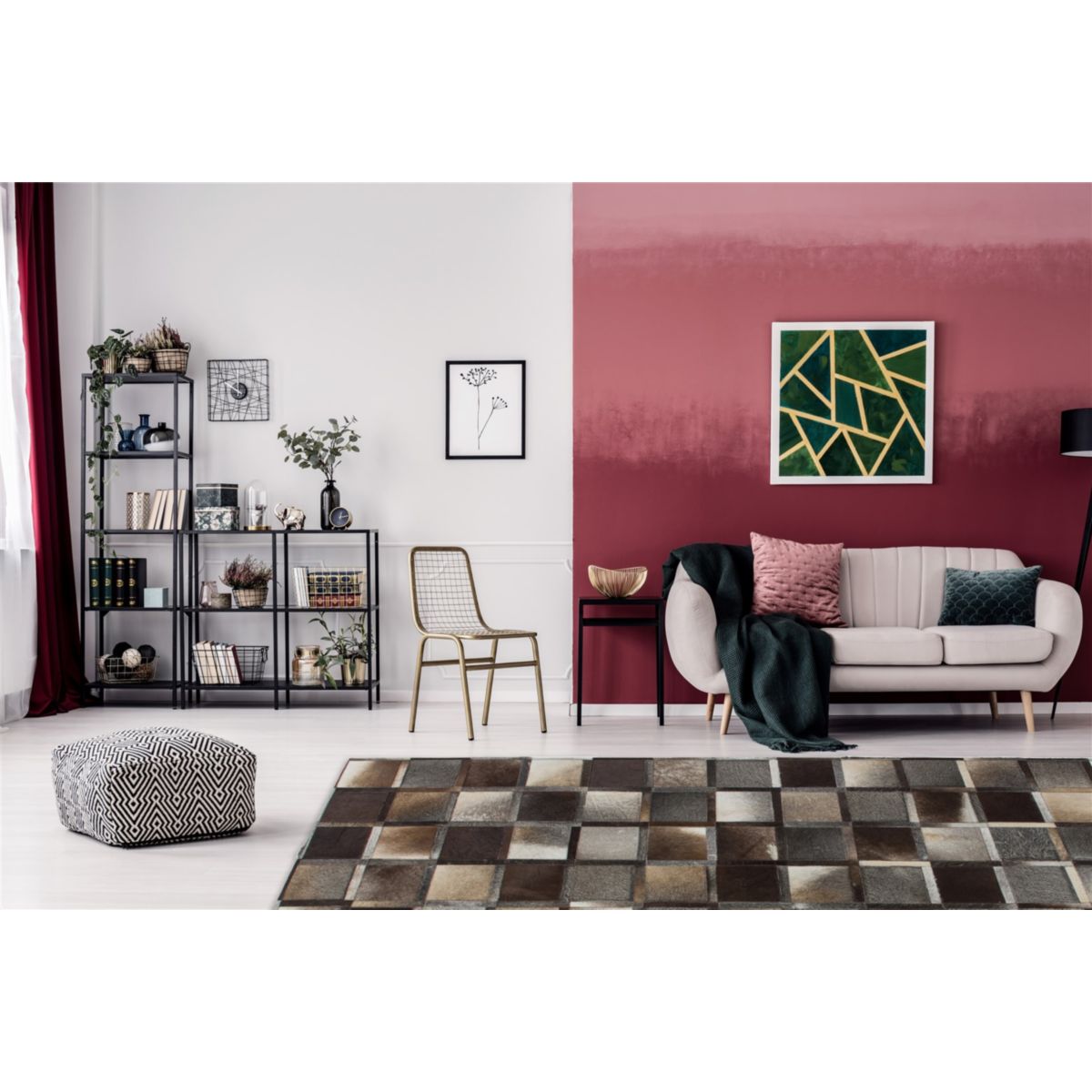 Lederteppich „Lavish 410“, grau Bild 5