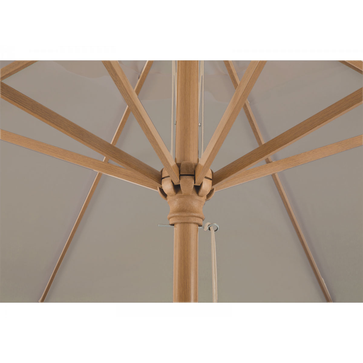 Schneider Schirme Sonnenschirm MALAGA natur rund Bild 3