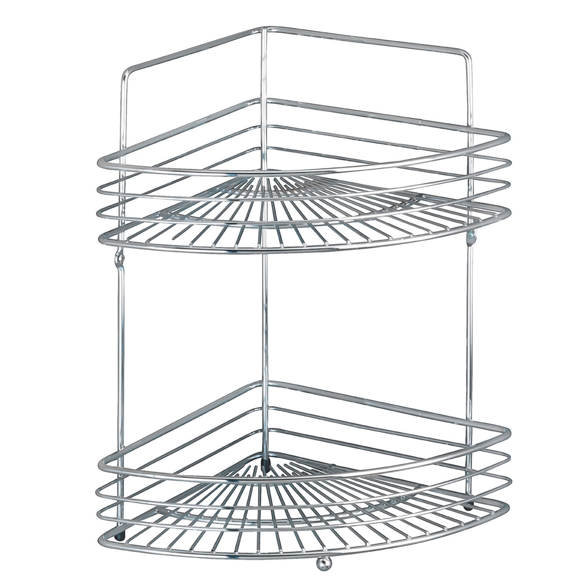 Wenko Eckwandablage Milano mit 2 Etagen chrom