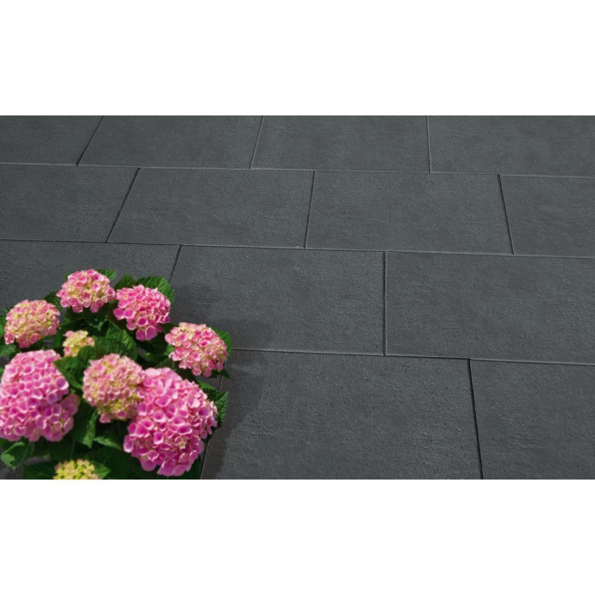 Diephaus  Terrassenplatte No.1 Style 40 x 40 cm Basalt Bild 2