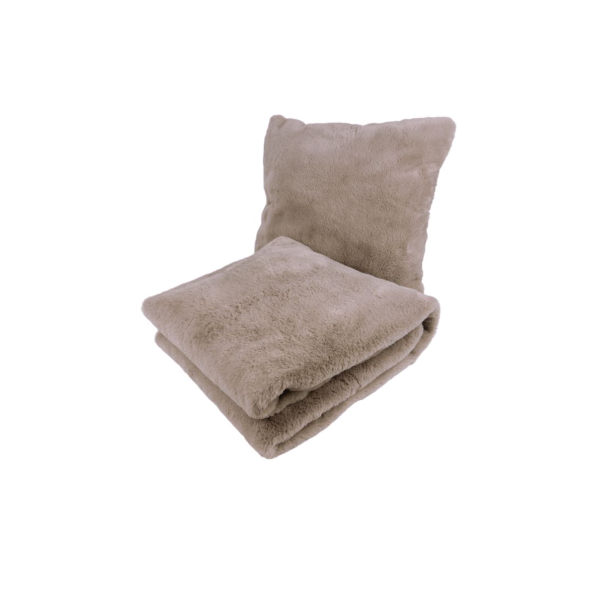 Dekokissen & Decke Aimee 625 2er-Set Taupe