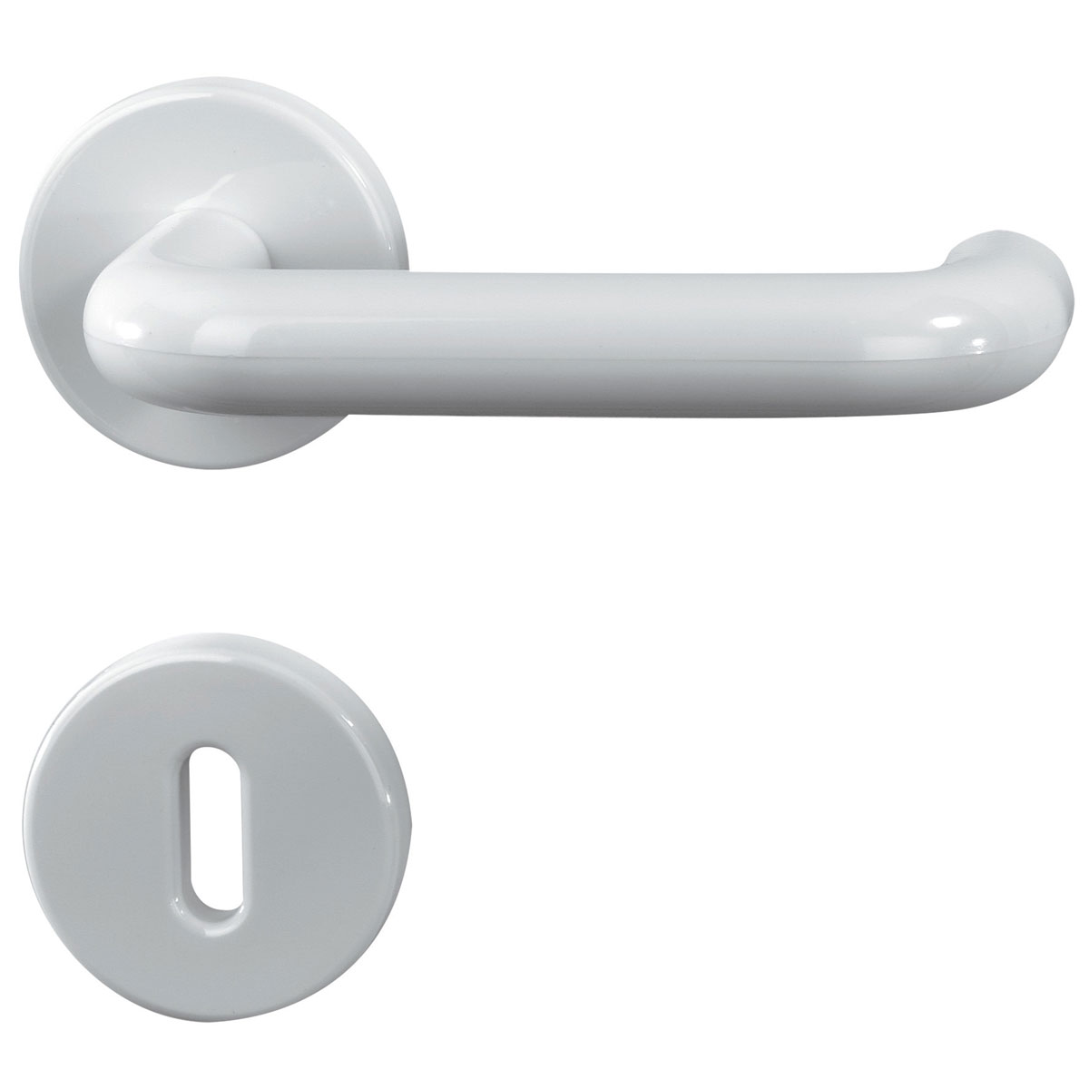 Alpertec Rosettengarnitur Wanda-R weiß