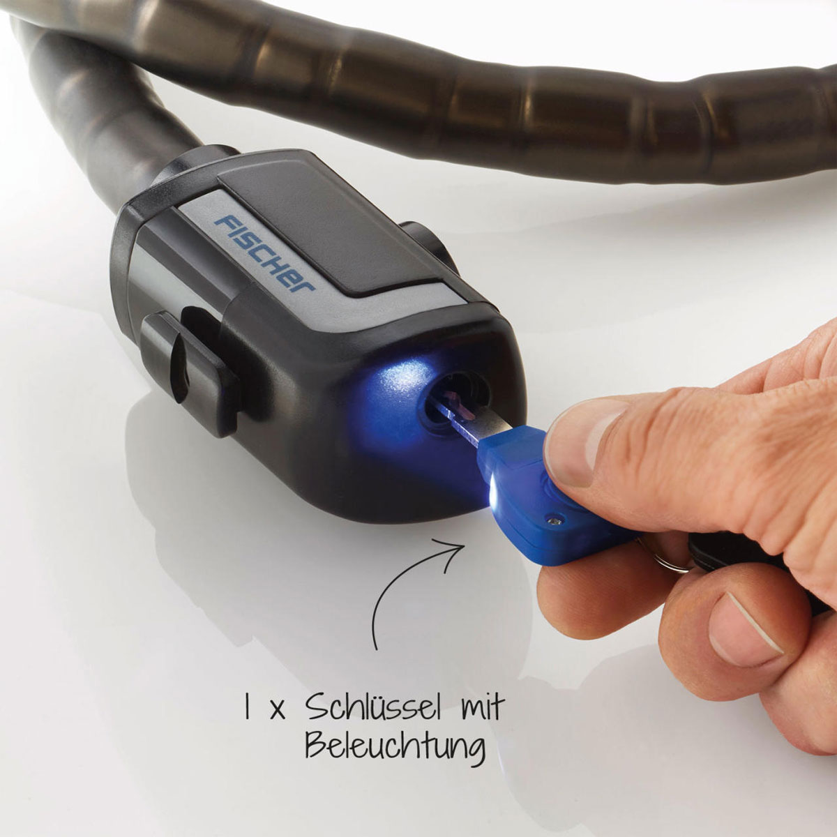 Fischer Bikes Gliederschloss 90 cm 24 mm Bild 4