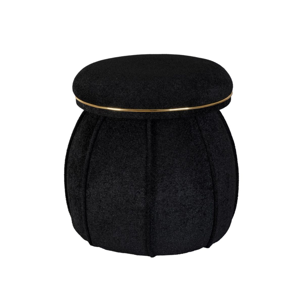 Hocker Corin 135 schwarz gold Bild 2