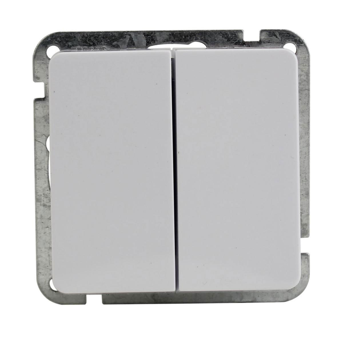 Serienschalter Montreal ultraweiß Serie 502