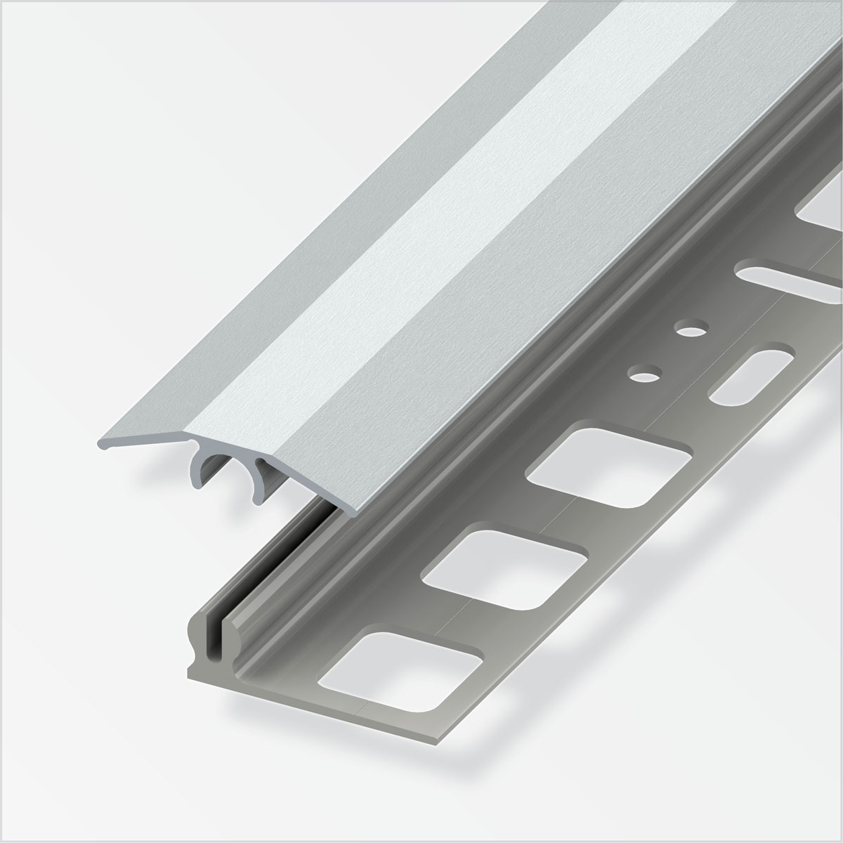 Alfer Übergangsprofil Clipstech-mini 25 mm 1m edelstahl-optik Bild 1