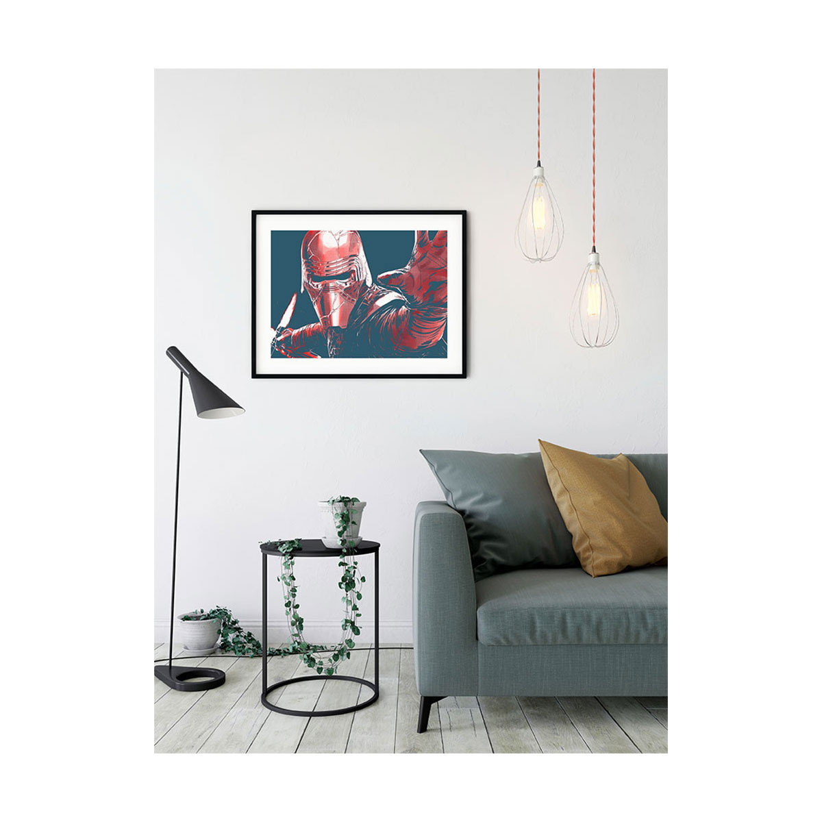 Komar  Wandbild Star Wars Faces Kylo 50x40 cm Bild 5