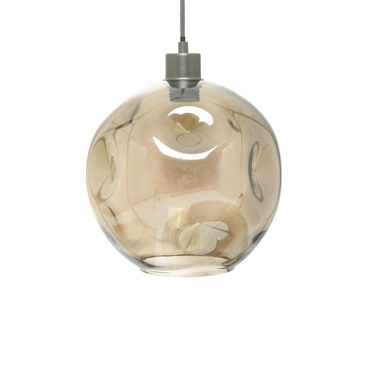 Hängelampe Natalie 125 klar grau