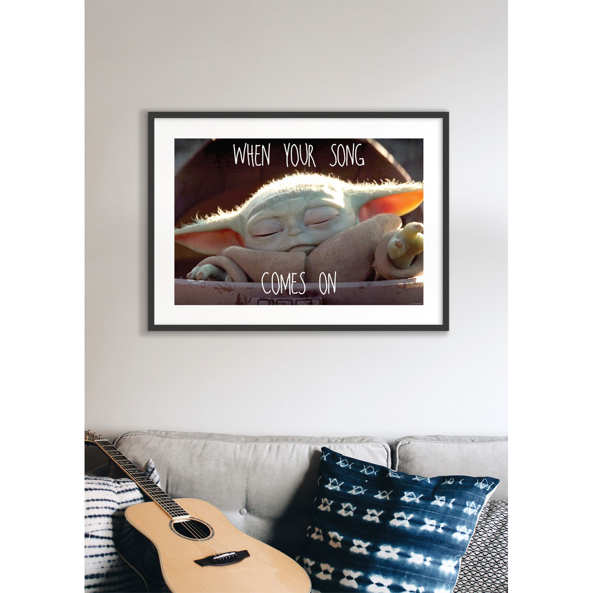 Komar  Wandbild Mandalorian The Child Music 70x50 cm Bild 2