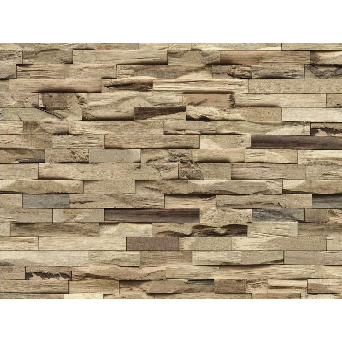 Indo Wandverkleidung Beachwood Heavea Natural 10er-Set Bild 1