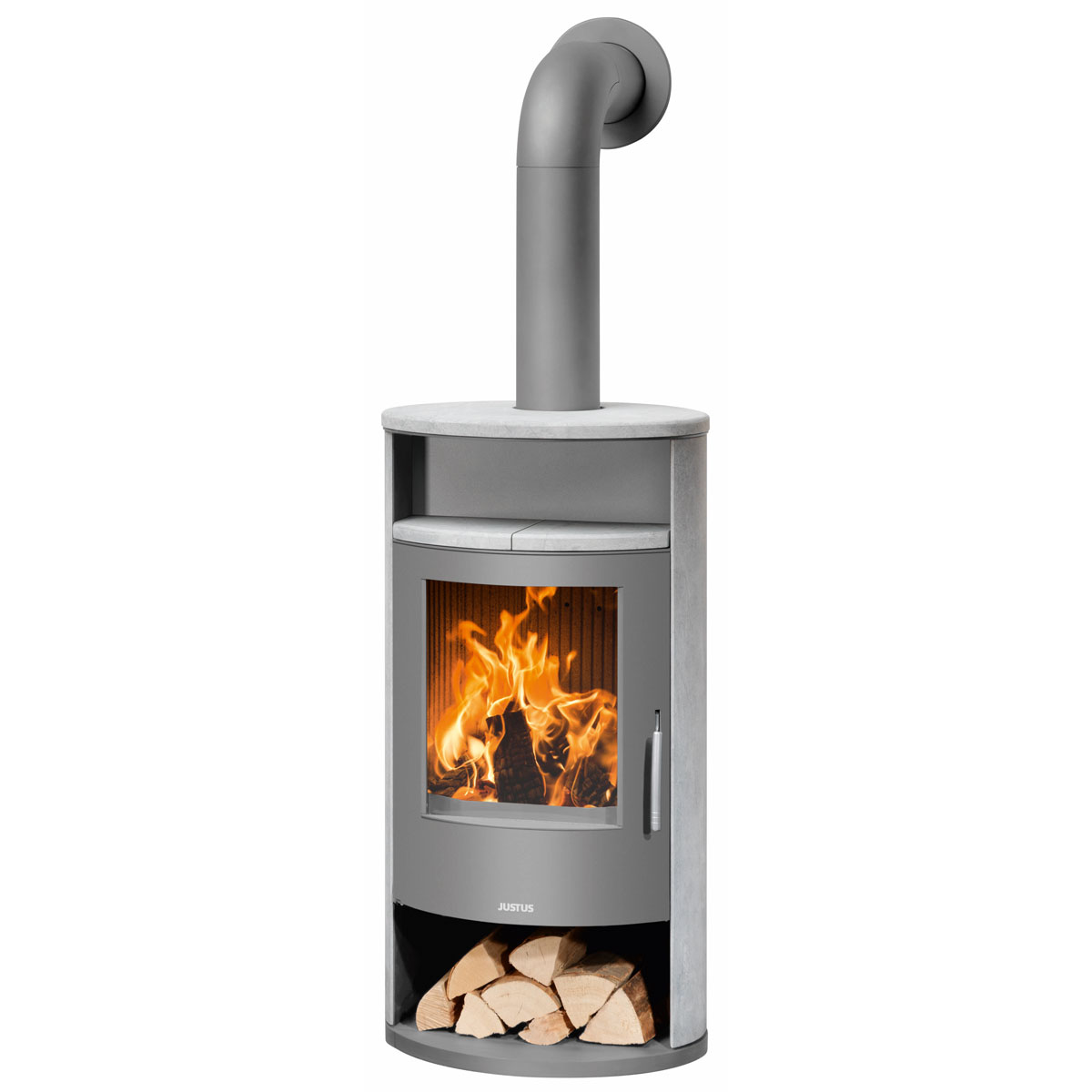 Justus Kaminofen Island 7 Speckstein Bild 1