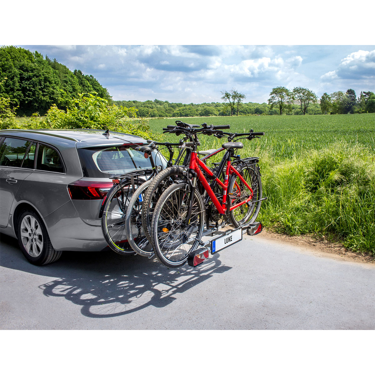 EUFAB Fahrrad-Kupplungsträger Luke für 4 Fahrräder Bild 3