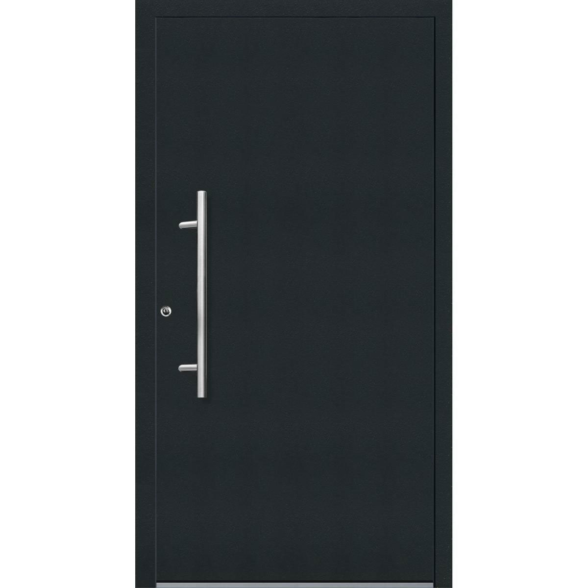 Aluminium Sicherheits-Haustür Latina Exklusiv 75 mm anthrazit 110 x 210 cm Anschlag links inkl Griffset Bild 1