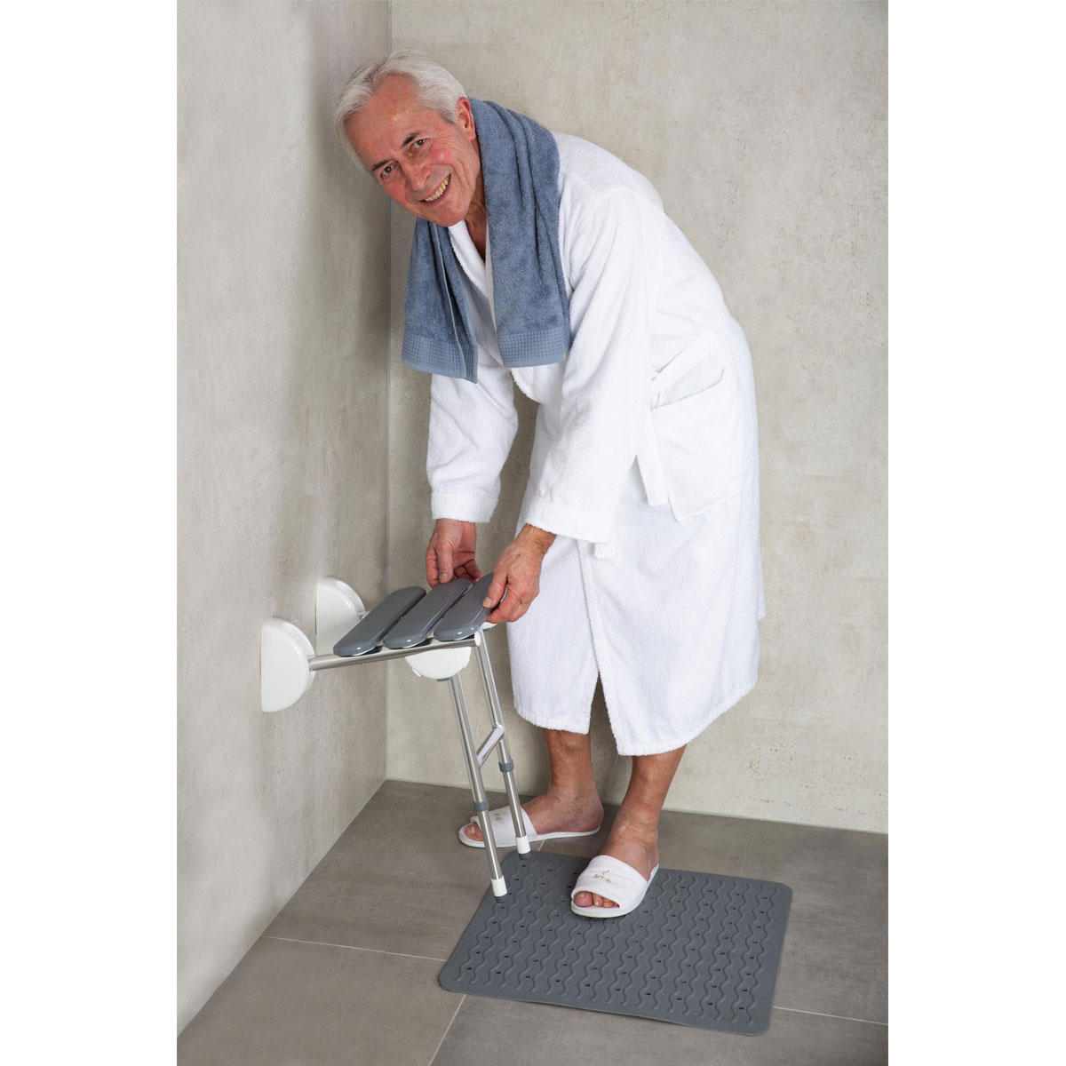 Ridder  XL-Adapter für Duschklappsitz Pro chrom Bild 8