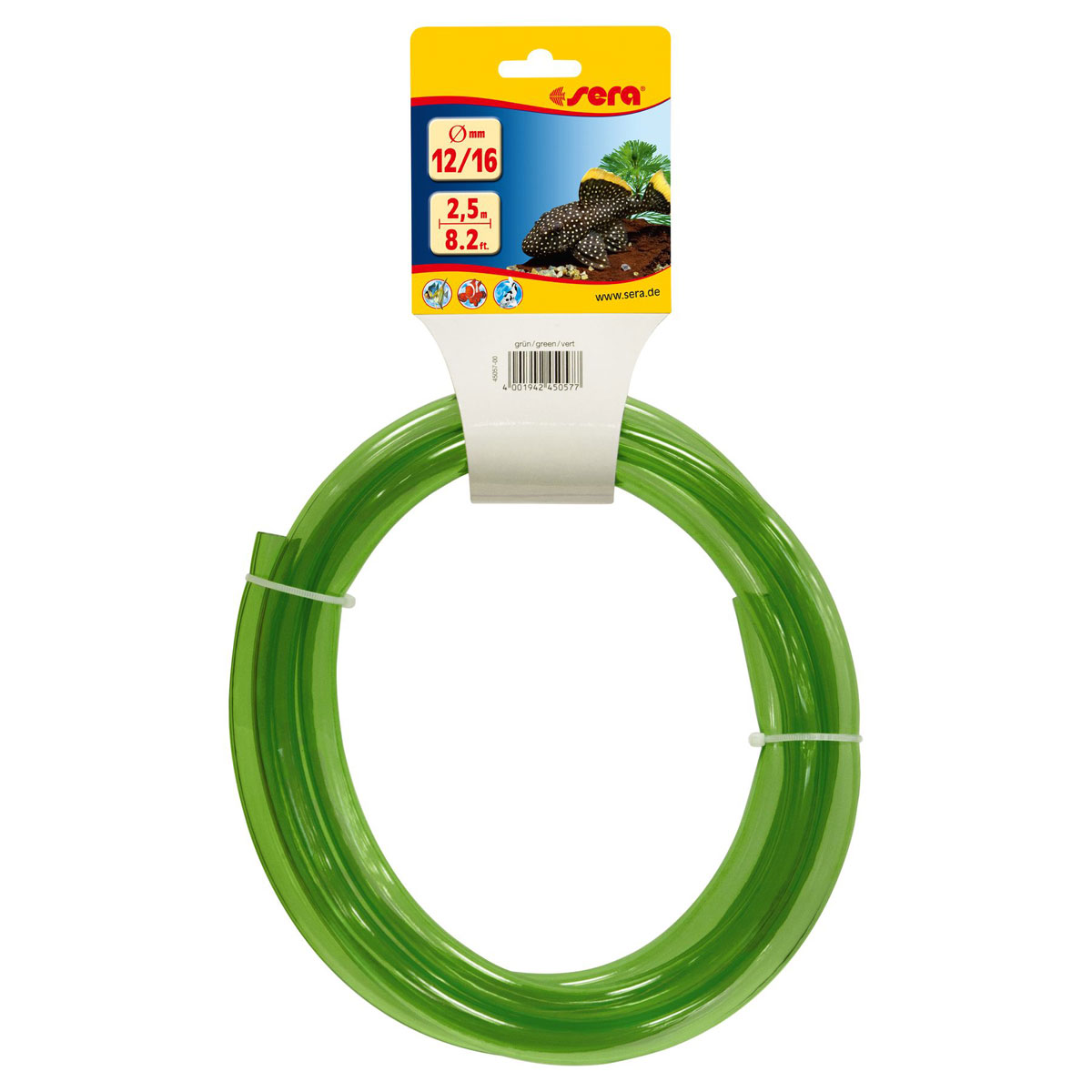 sera Schlauch 12/16 grün 2,5 m