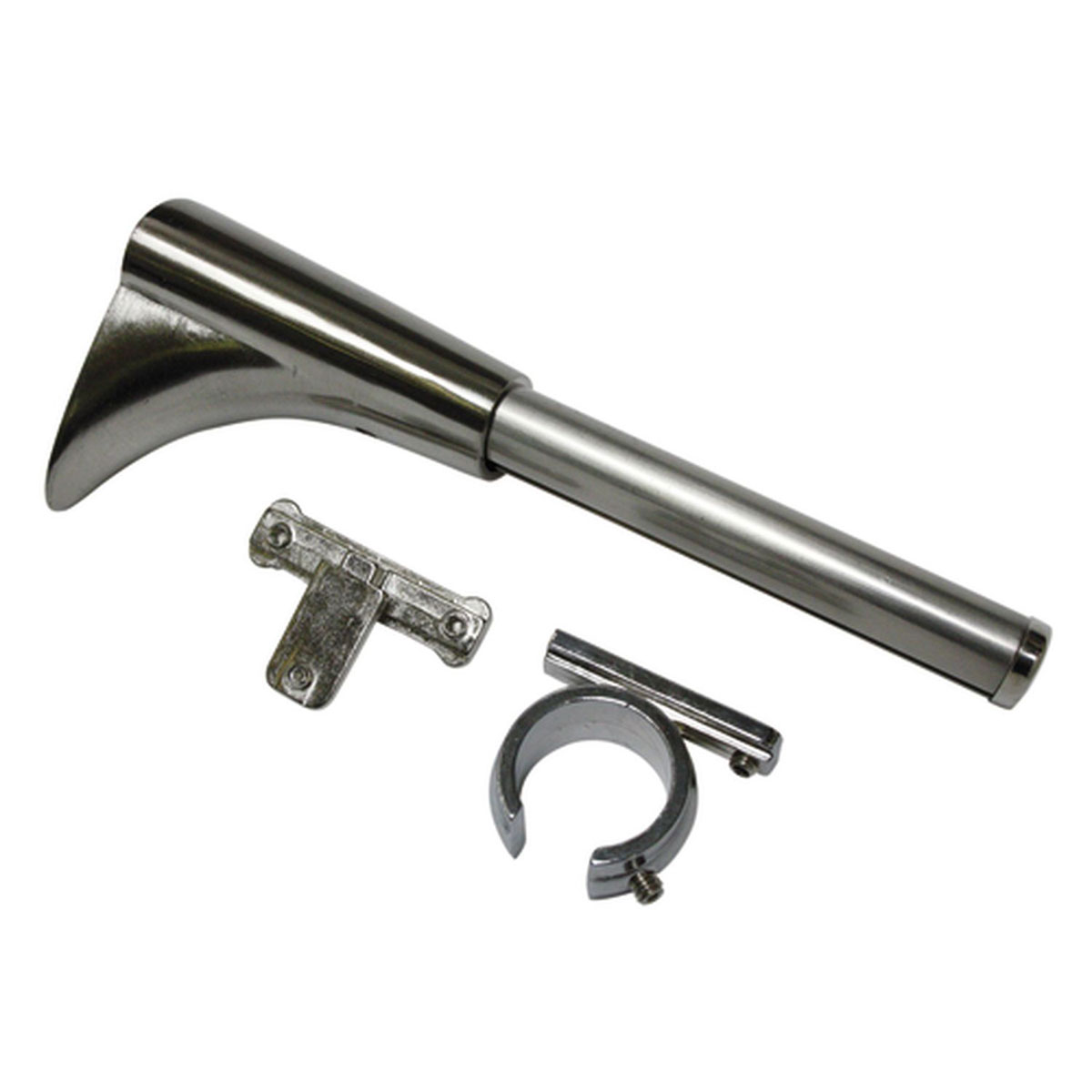 Gardinia Universal Träger 1- und 2-Lauf für Durchmesser 20 mm 15 cm Edelstahl-optik