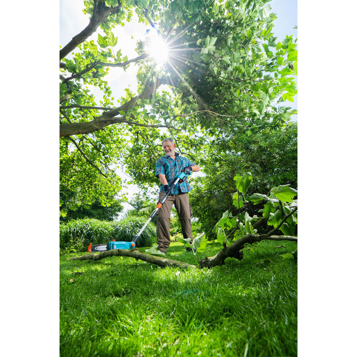 Gardena  Akku-Teleskop-Hochentaster TCS 20/18V P4A mit Akku Bild 2