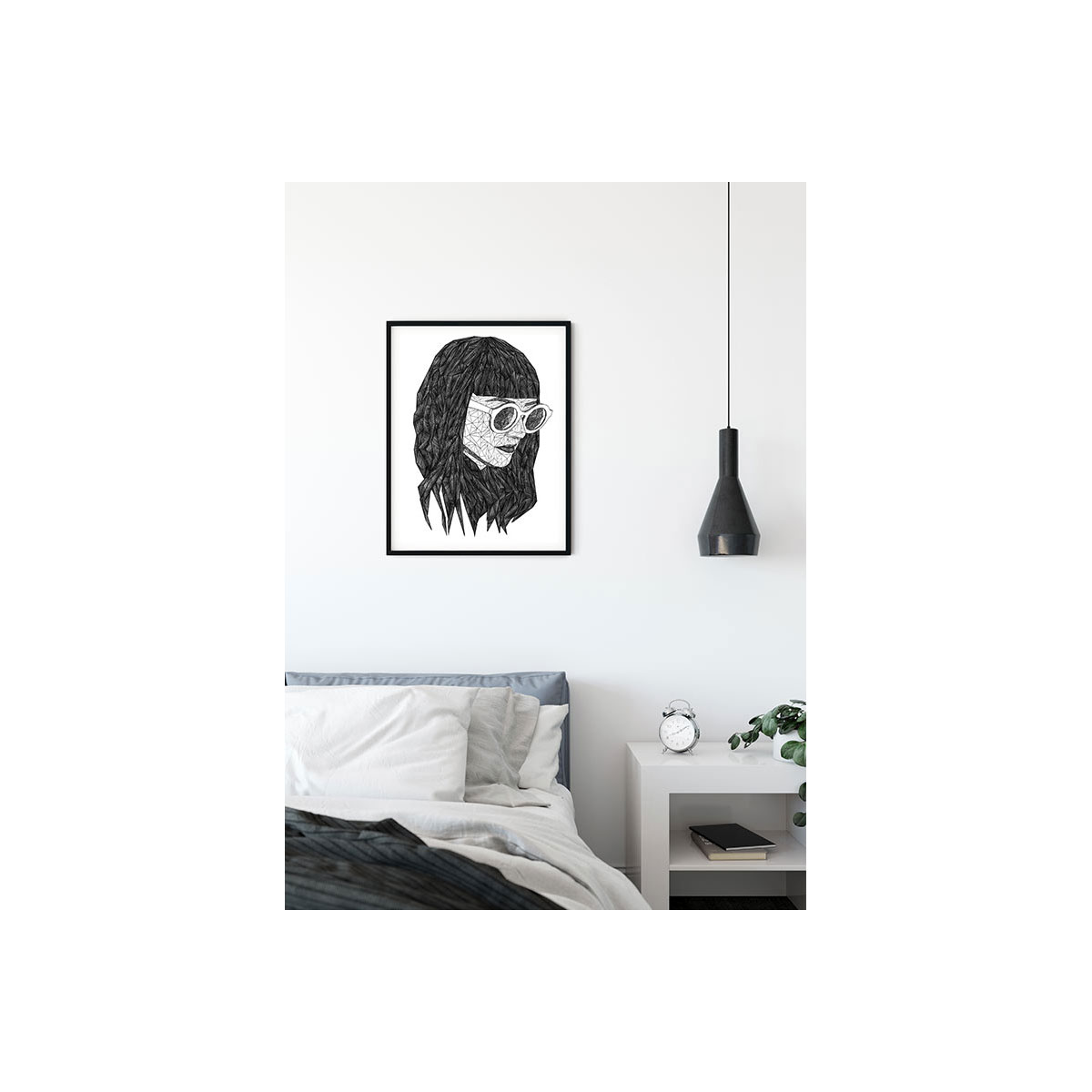 Komar  Wandbild Grid Monochrome 30x40 cm Bild 5