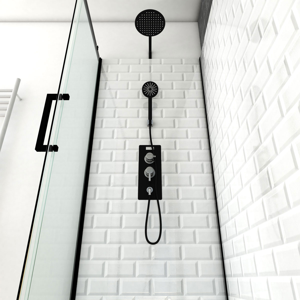 Aurlane Komplettdusche Metro 80 x 110 x 230 cm Bild 3