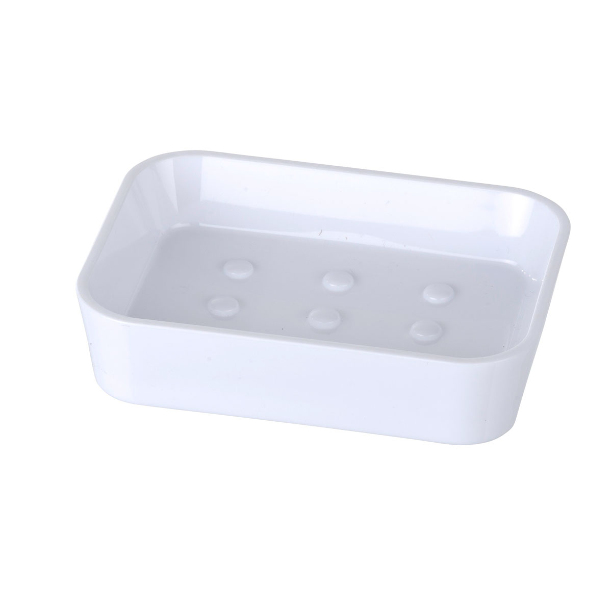 Wenko Seifenablage Candy weiß 12 x 3 x 9 cm