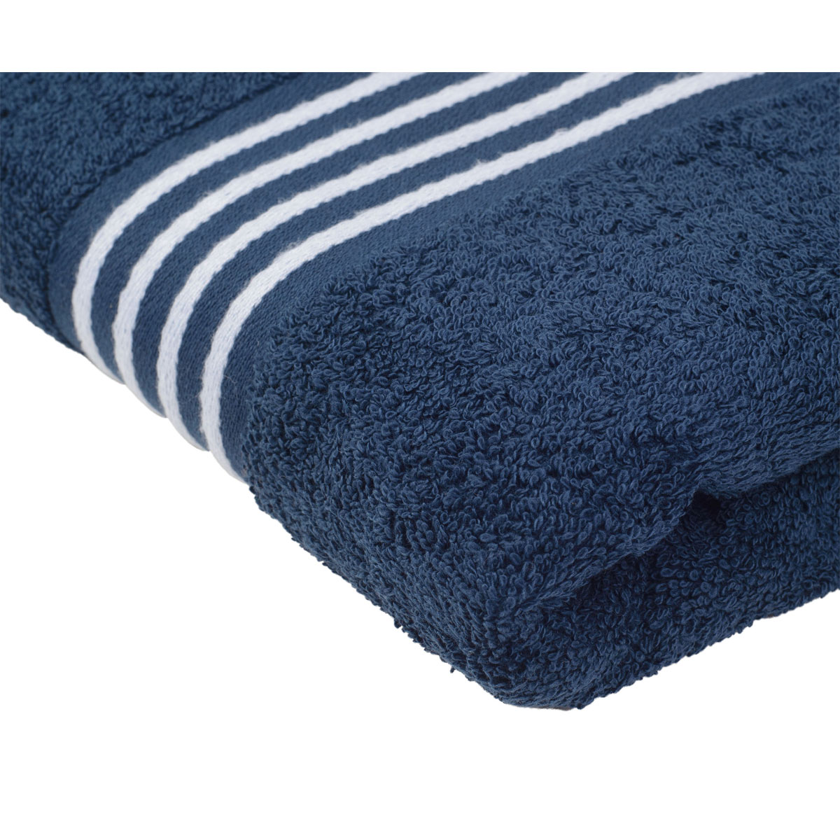 Gözze Frottier-Duschtuch Rio 70 x 140 cm dunkelblau vollfarbig Bild 4