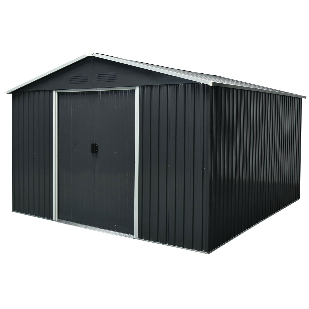 Pergart Gerätehaus Dresden II 10,3m² weiß Bild 1