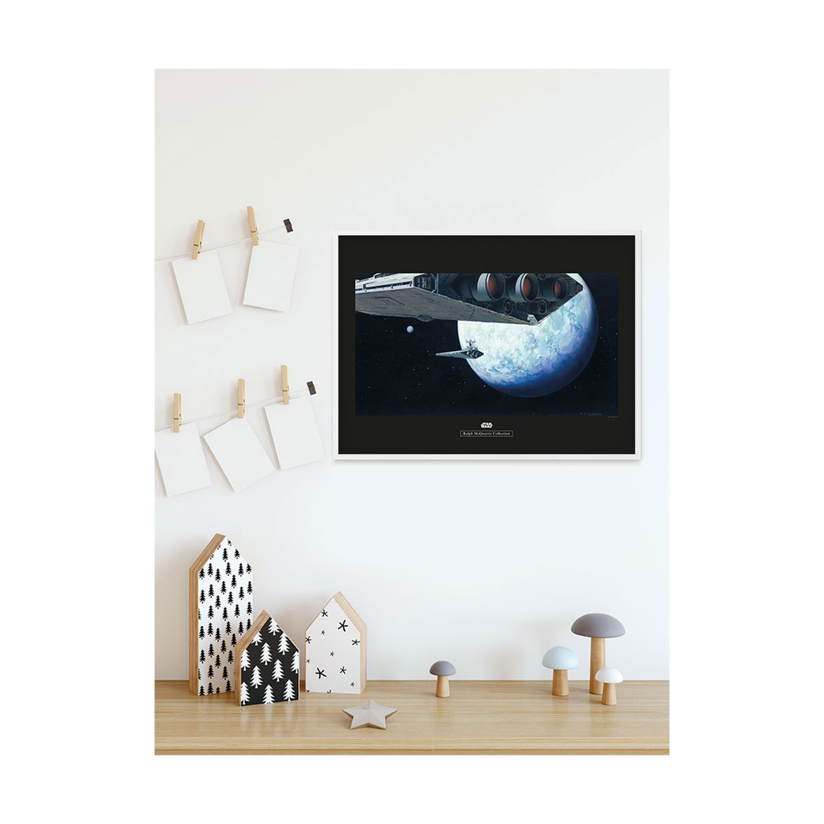 Komar  Wandbild Star Wars Classic Hoth Orbit 40x30 cm Bild 5