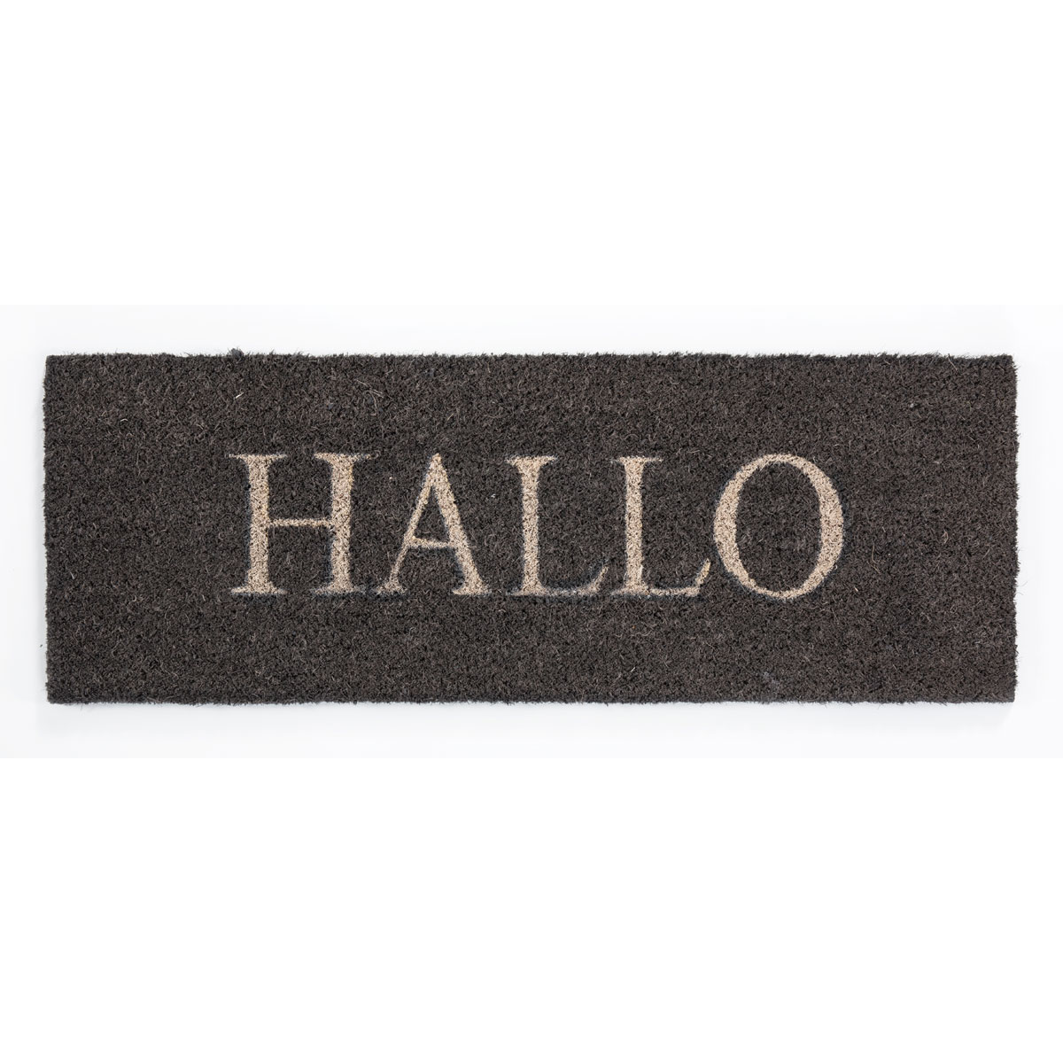 Kokosmatte Hallo 26 x 75 cm grau Bild 1