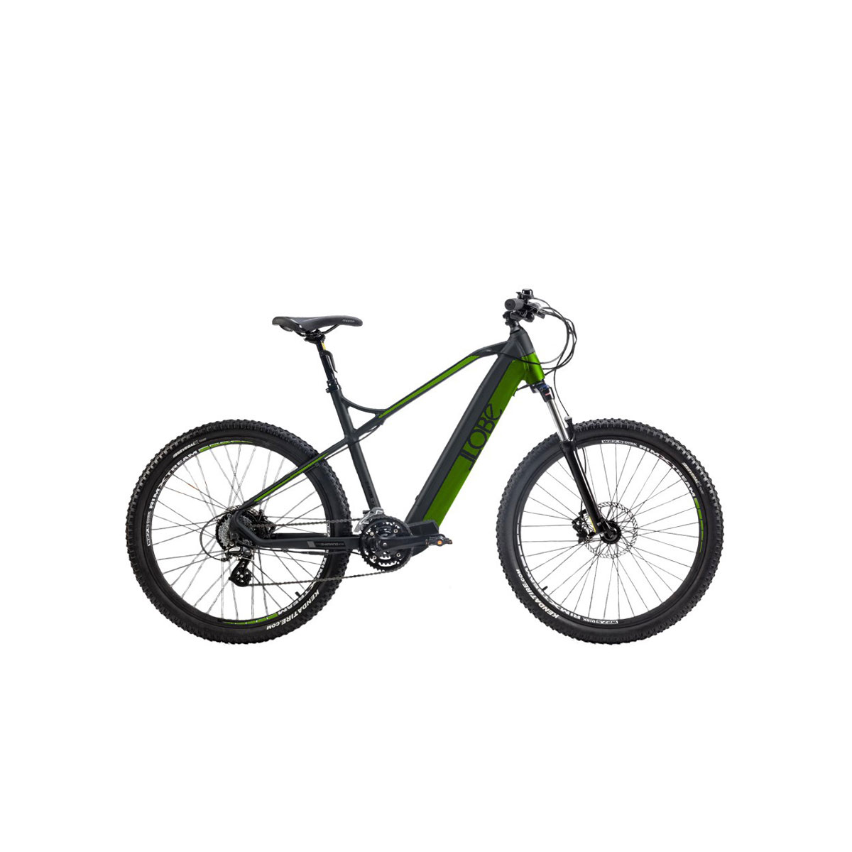 LLobe E-Mountainbike „MTLogan“, schwarz