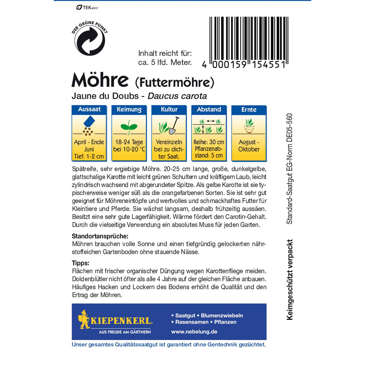 Kiepenkerl Moehre Jaune du Doubs Bild 3