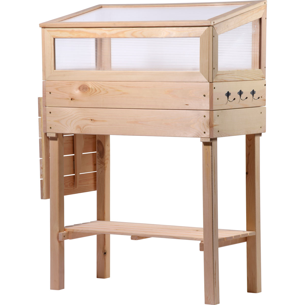 dobar Hochbeet beige 116 x 110 x 40 cm