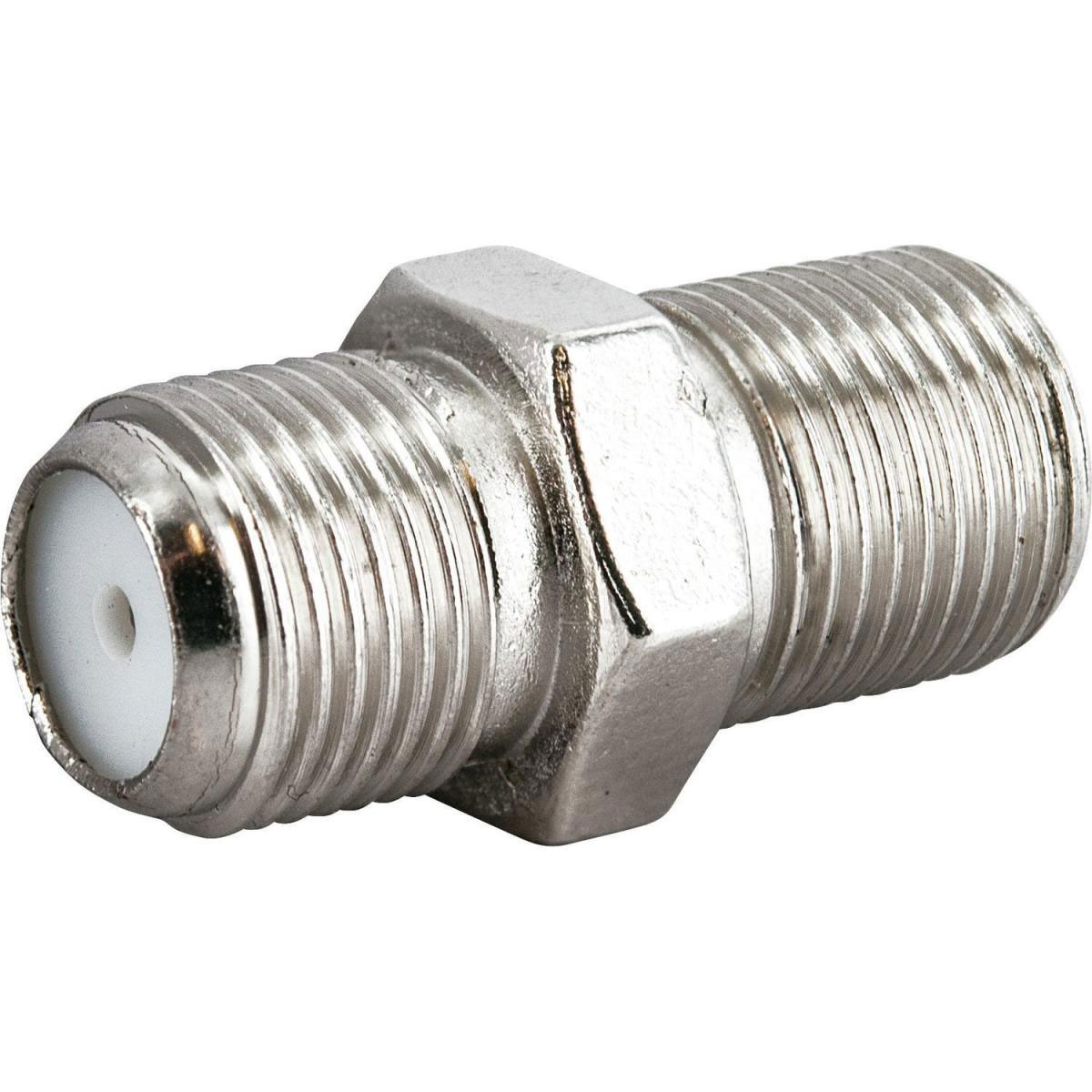 Schwaiger F-Doppelbuchse/Verbinder silber 2 Stück