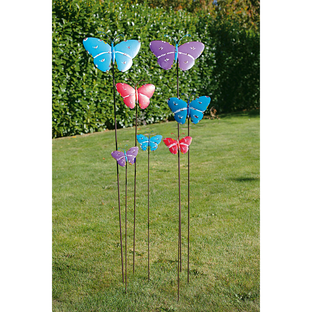 Haveson  Metallstecker Schmetterling 71 cm Bild 3