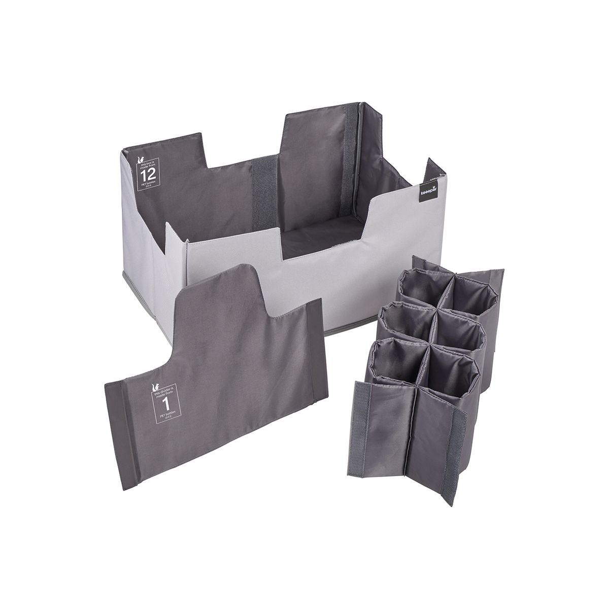 keeeper Faltbares Einkaufsorganizer-Set XL