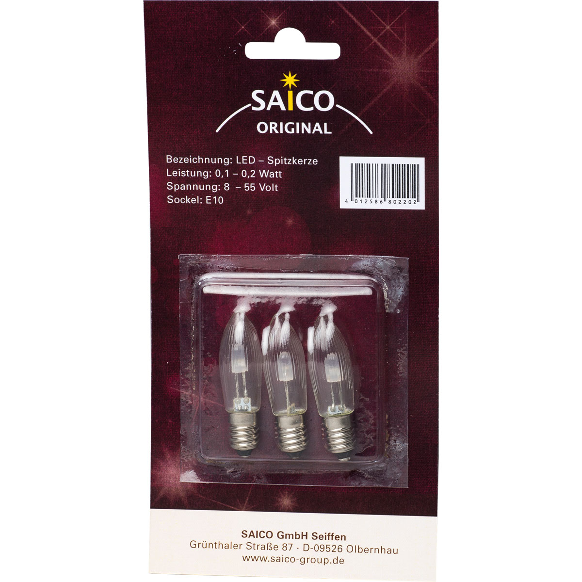 LED-Lampen zur Verwendung in Lichterboeg