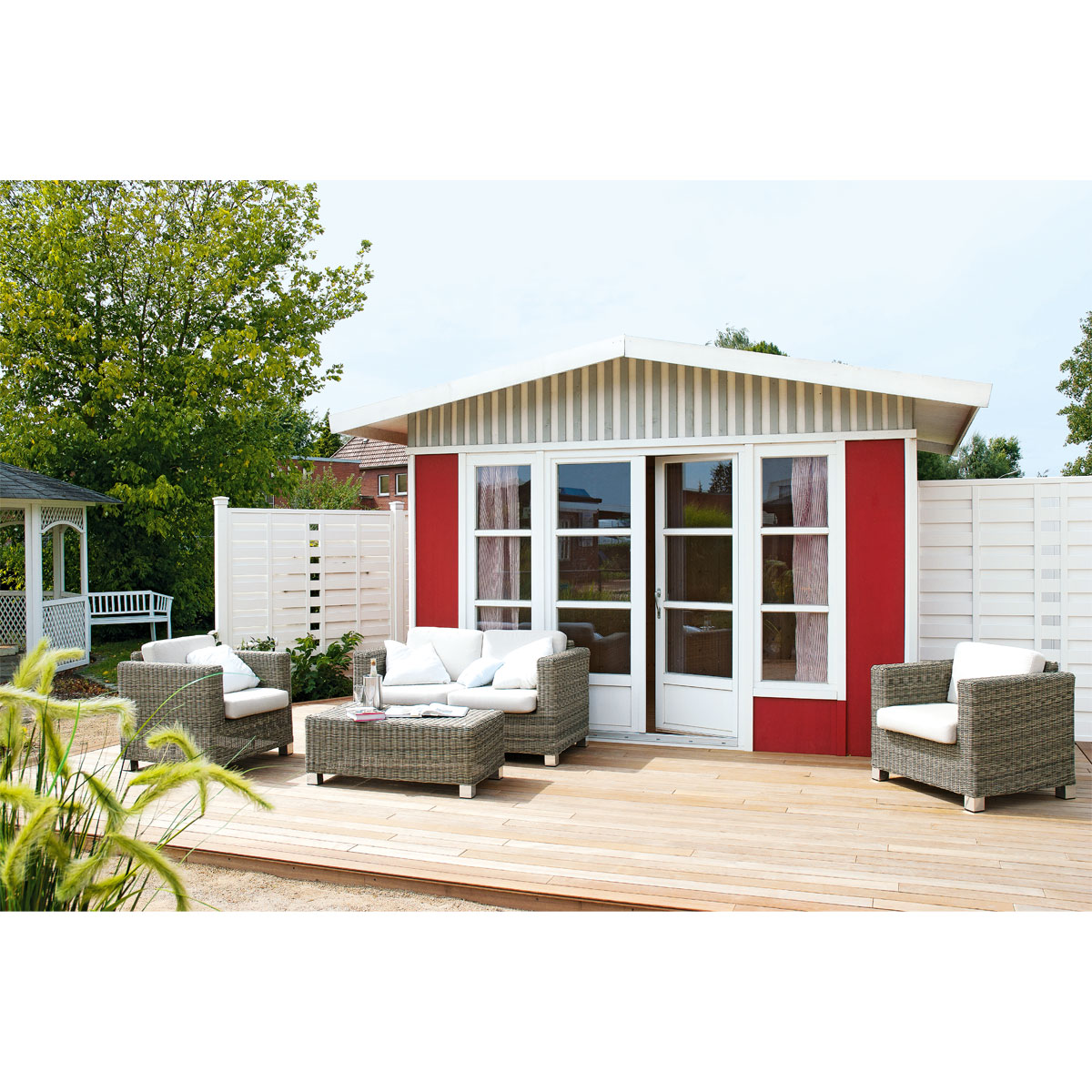 Osmo Landhausfarbe Weiß 2,5 L Bild 2