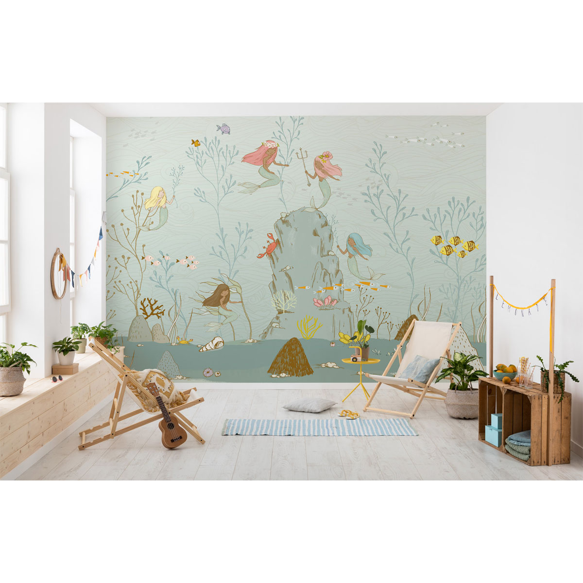 Komar  Vlies Fototapete Mermaids 350x280 cm