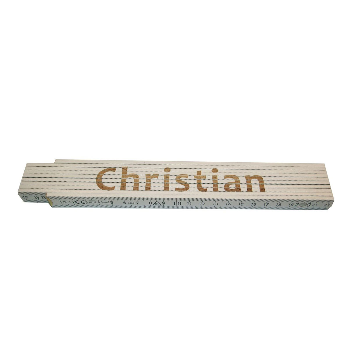 Meterstab Christian 2m weiß